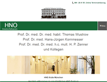 Tablet Screenshot of hno-wittelsbacherplatz.de